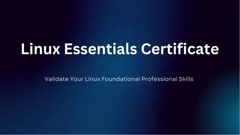 <strong> Linux Essentials Certificate: Validate Your Foundational Professional Skills </strong>