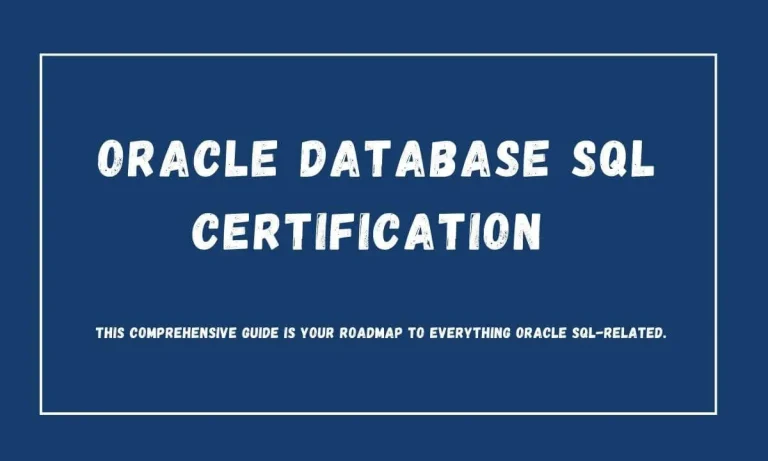 Complete Pathway To Oracle Database SQL Certification