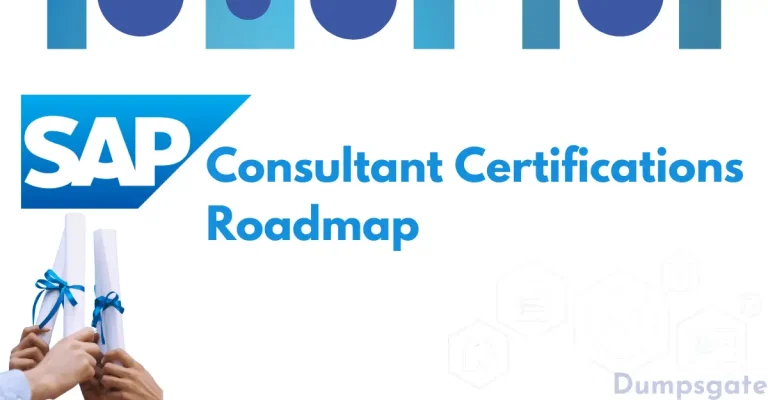  SAP Consultant Certifications Roadmap 